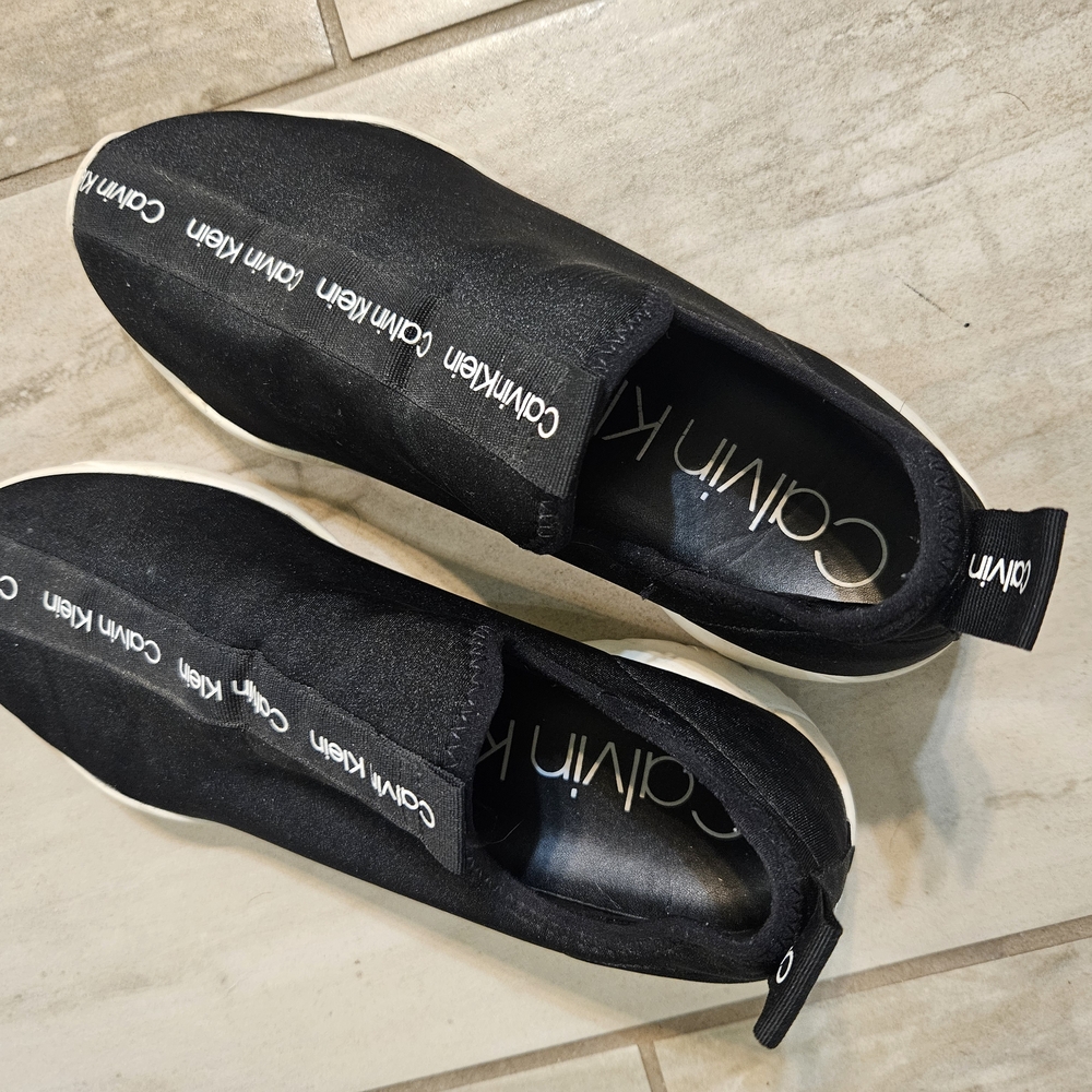 Calvin Klein Men's Black Slip-On Shoes
